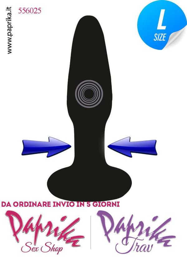 Plug Anale Vibrante Sensore Muscoli Anali 15 cm Ø 37 Silicone