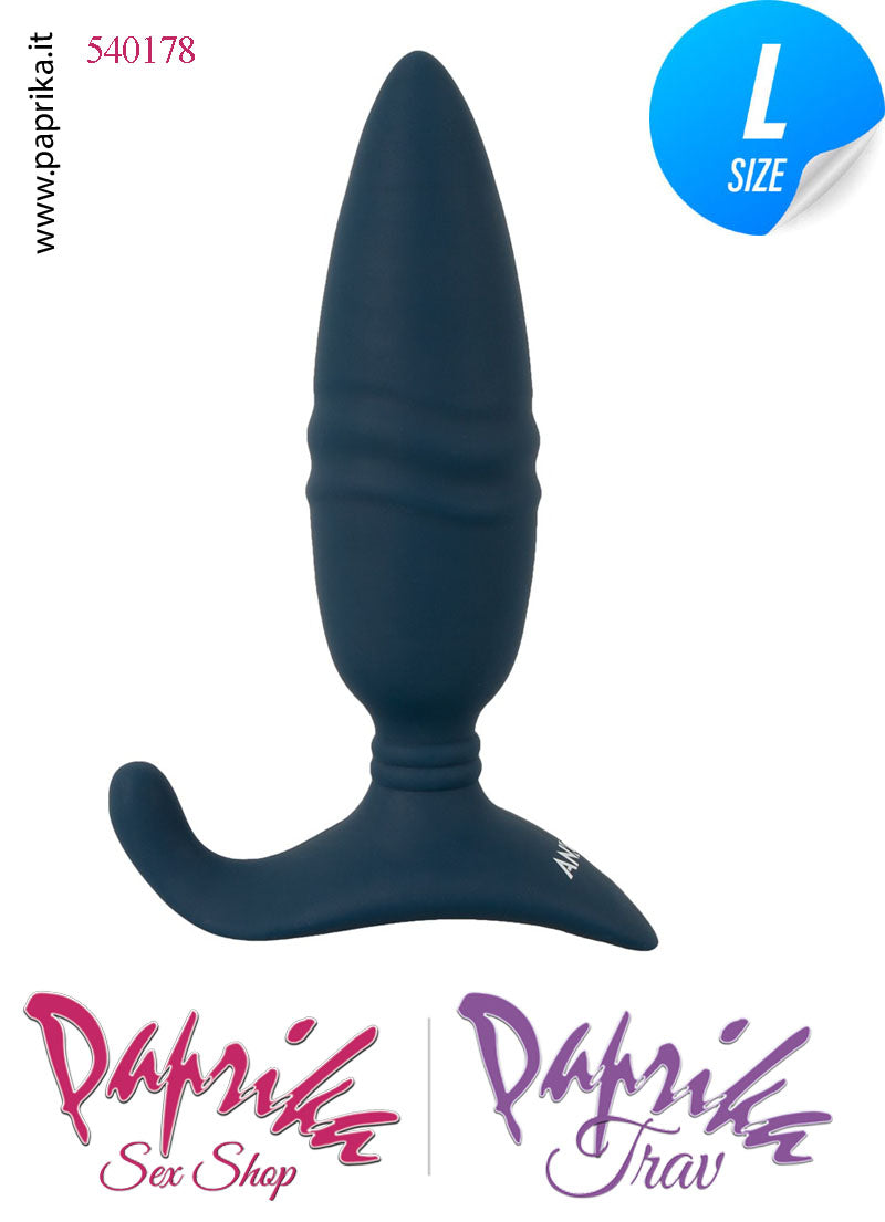 Plug Anale Su & Giù Vibrante Telecomandato 15/16 cm Ø 41 Silicone