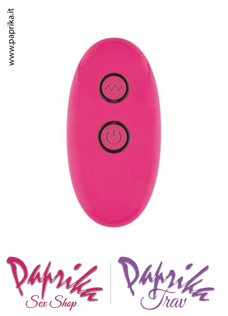 Plug Anale Sagomato Vibrante Telecomandato 13 cm Ø 30 Silicone