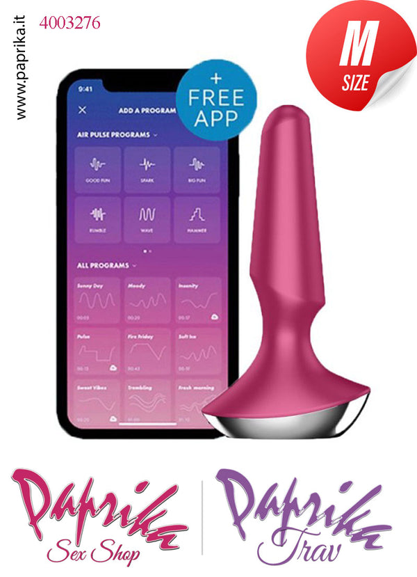 Plug Anale Vibrante App Control Silicone 13 cm Ø 32