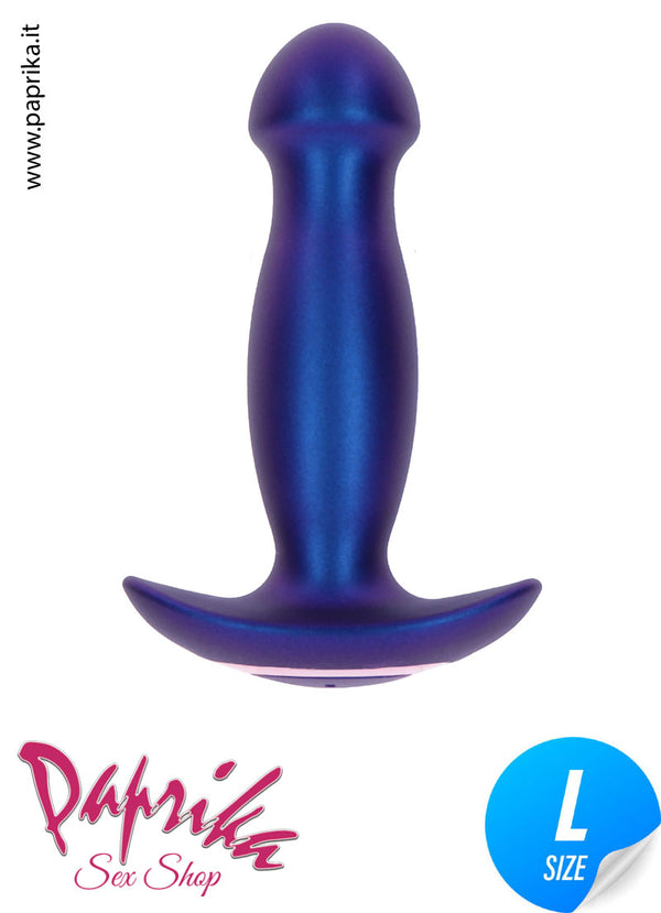 Plug Anale Su & Giù Vibrante Telecomandato 12/13 cm Ø 37 Silicone