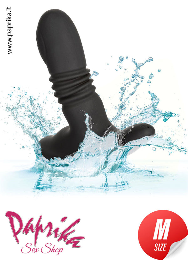 Plug Anale Unisex Su & Giù e Rotante 9/10 cm Ø 33 Silicone