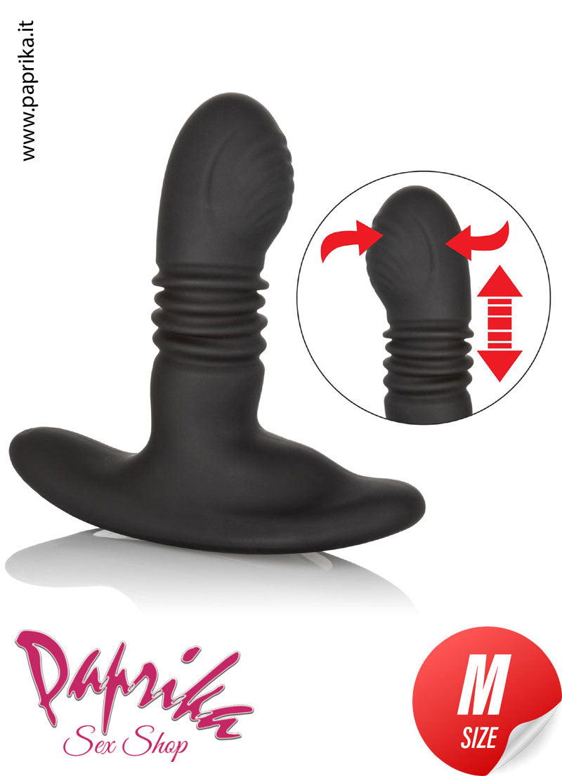 Plug Anale Unisex Su & Giù e Rotante 9/10 cm Ø 33 Silicone