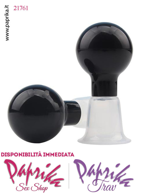 Coppia Pompette Succhia Capezzoli Clitoride Sottovuoto Vacuum