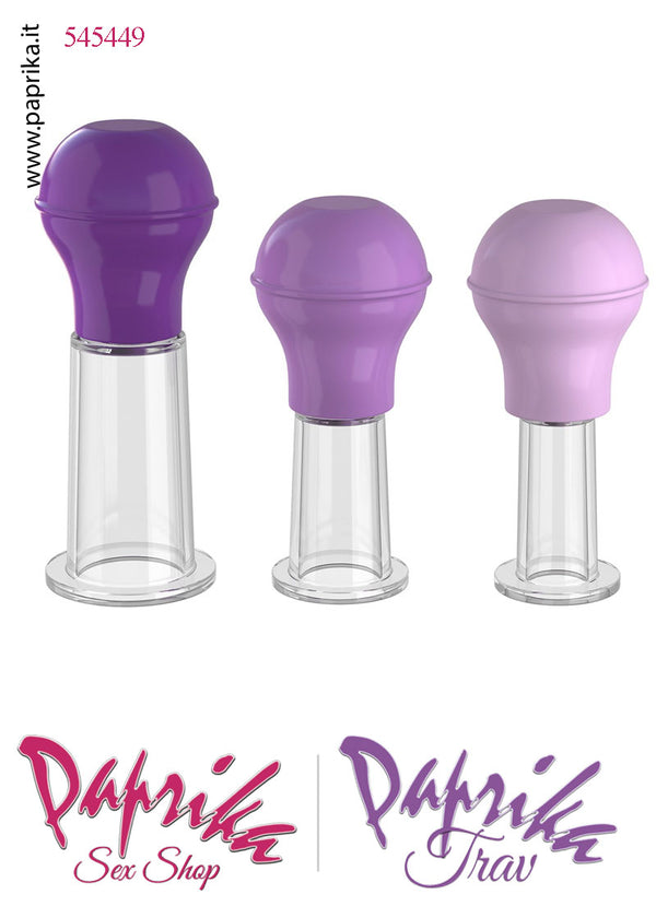 Pompette Succhia Capezzoli Clitoride Sottovuoto Vacuum 3 Misure