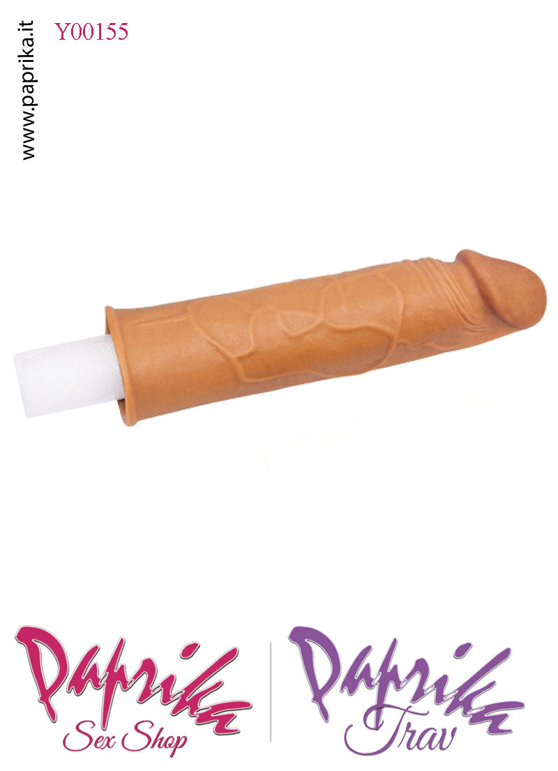 Prolunga Guaina Allungamento Pene 2.5 cm Tpe Morbido Venature Stimolanti