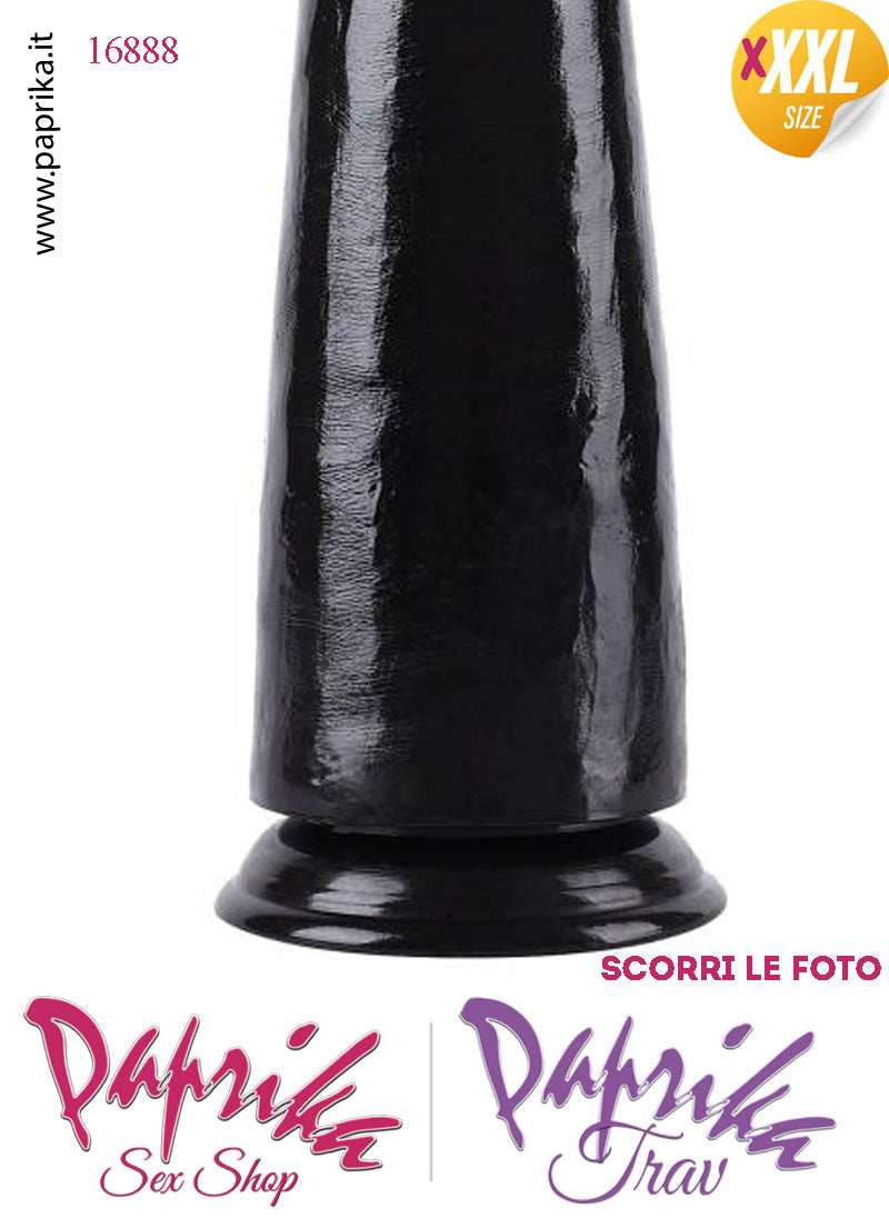 Pugno Mano Fisting XXXL 39 cm Ø 55/85 Unisex Pvc Non Vibrante Ventosa