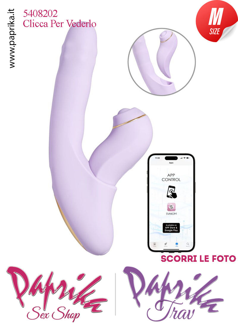 Rabbit Vibratore Su & Giù Perle Stimolatore Clitoride Staccabile App Control Ø 31
