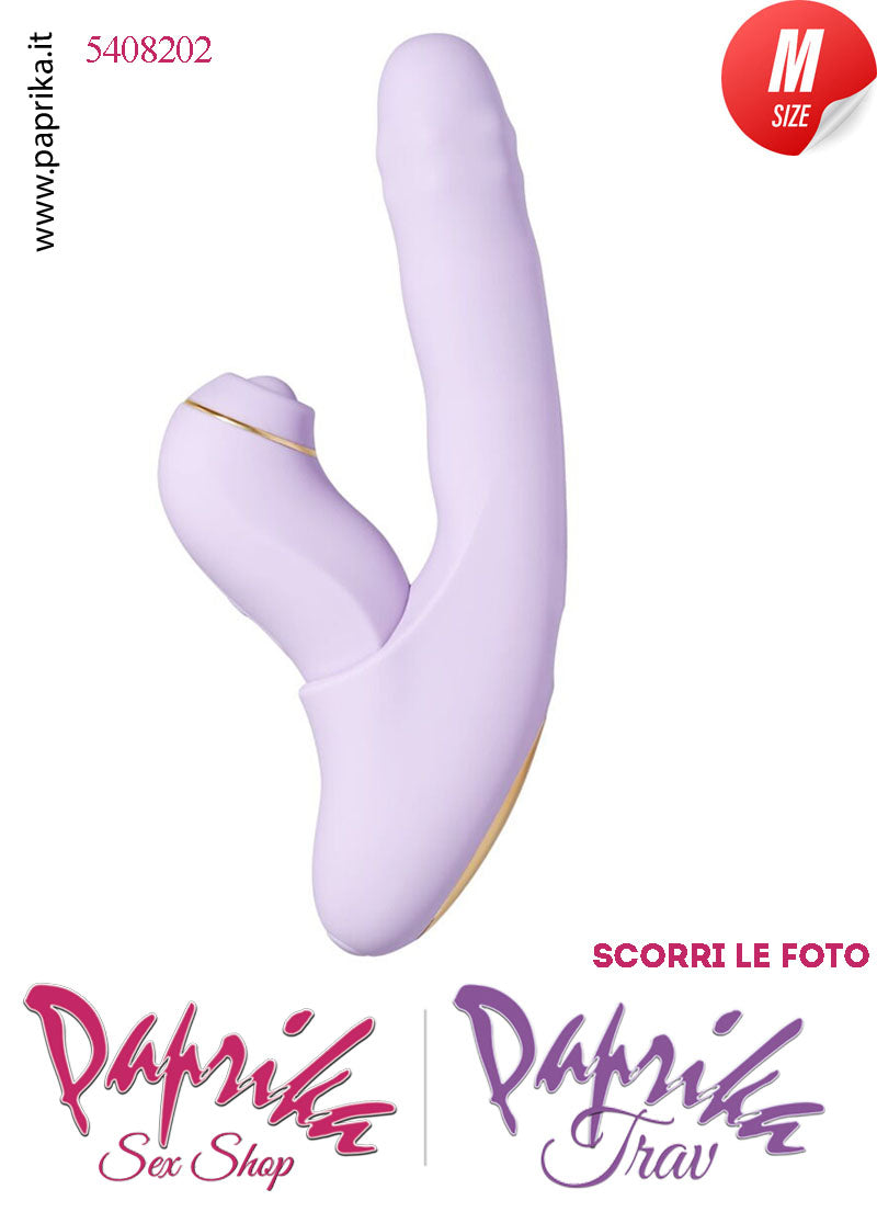 Rabbit Vibratore Su & Giù Perle Stimolatore Clitoride Staccabile App Control Ø 31