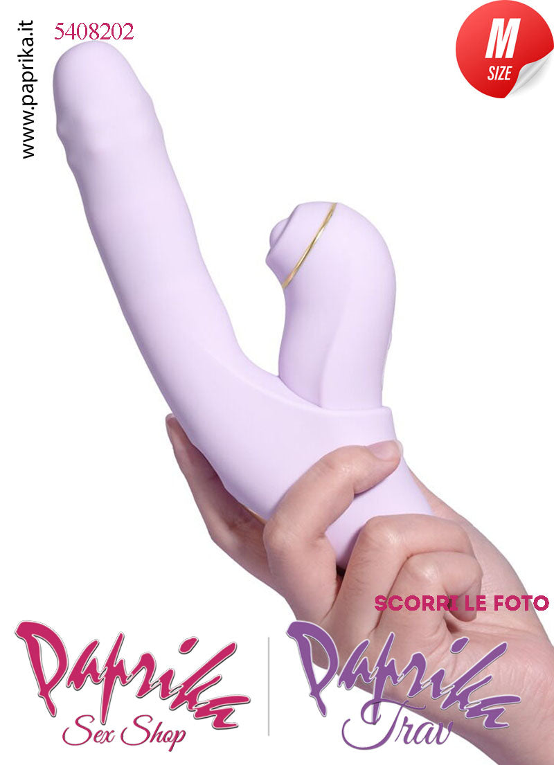 Rabbit Vibratore Su & Giù Perle Stimolatore Clitoride Staccabile App Control Ø 31