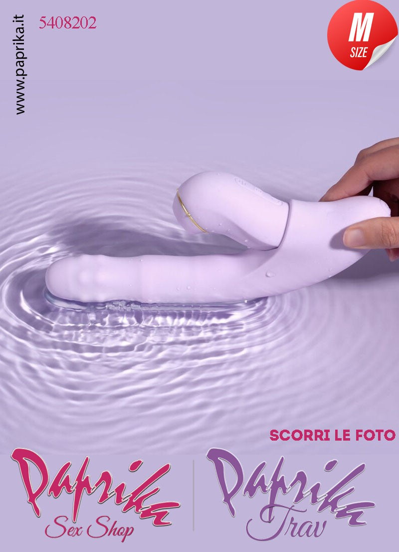 Rabbit Vibratore Su & Giù Perle Stimolatore Clitoride Staccabile App Control Ø 31