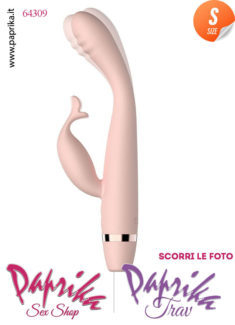 Rabbit Vibratore 8 Velocità + 3 Movimenti Ø 23 Punto G Silicone