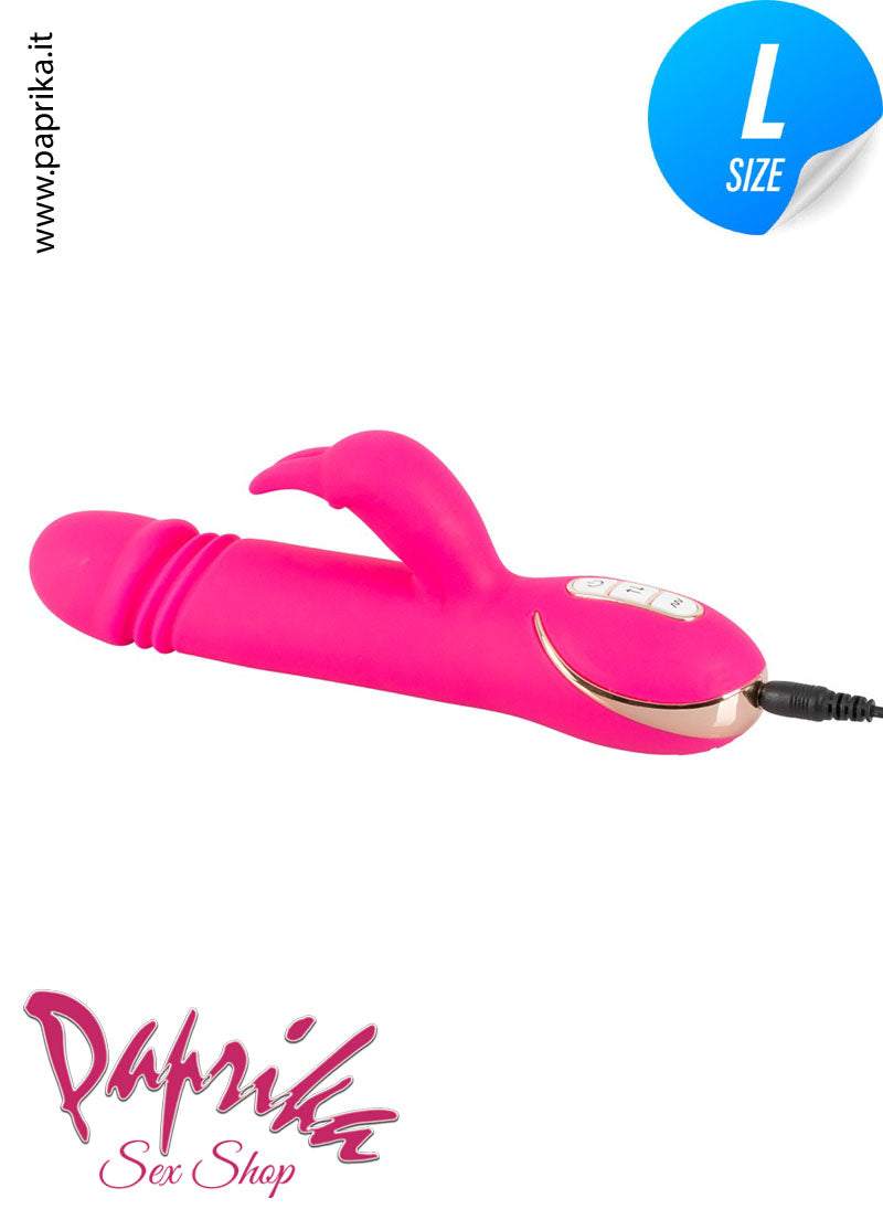 Rabbit Vibratore Clitoride Su & Giù 3 + 7 Velocità Ø 39 Silicone