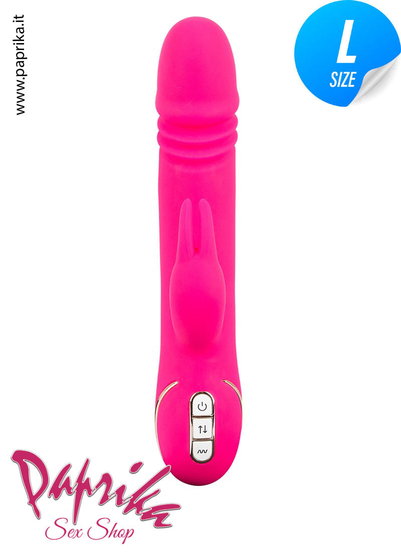 Rabbit Vibratore Clitoride Su & Giù 3 + 7 Velocità Ø 39 Silicone