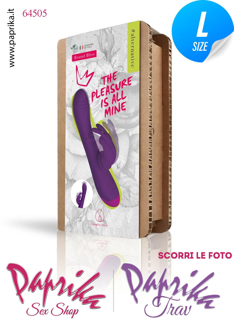 Rabbit Vibratore Silicone Clitoride Vagina 10 Velocità Ø 37 Coniglietto Rotante