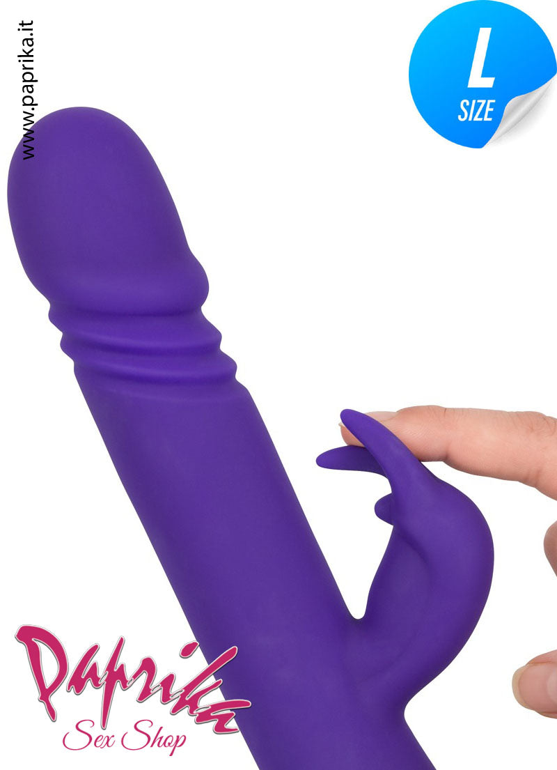 Rabbit Vibratore Clitoride Su & Giù 3 + 7 Velocità Ø 39 Silicone