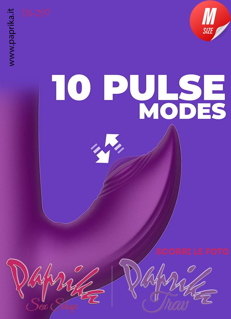 Rabbit Vibratore Vagina Anello Su & Giù Tocco Clitoride 10 Velocità App Control Ø 33