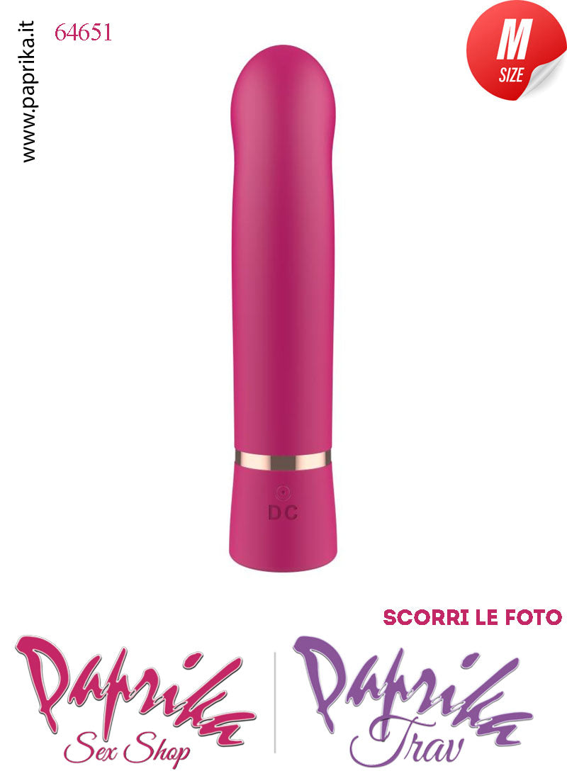 Rabbit Silicone Fucsia Vibrante Medium Punto G 10 Funzioni 10/16 cm Ø 32