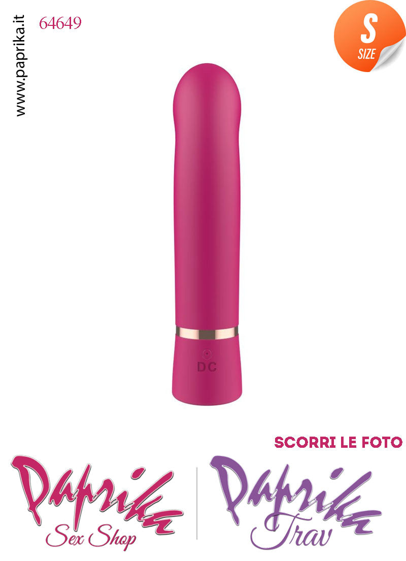 Rabbit Silicone Fucsia Vibrante Small Punto G 10 Funzioni 8/13 cm Ø 26