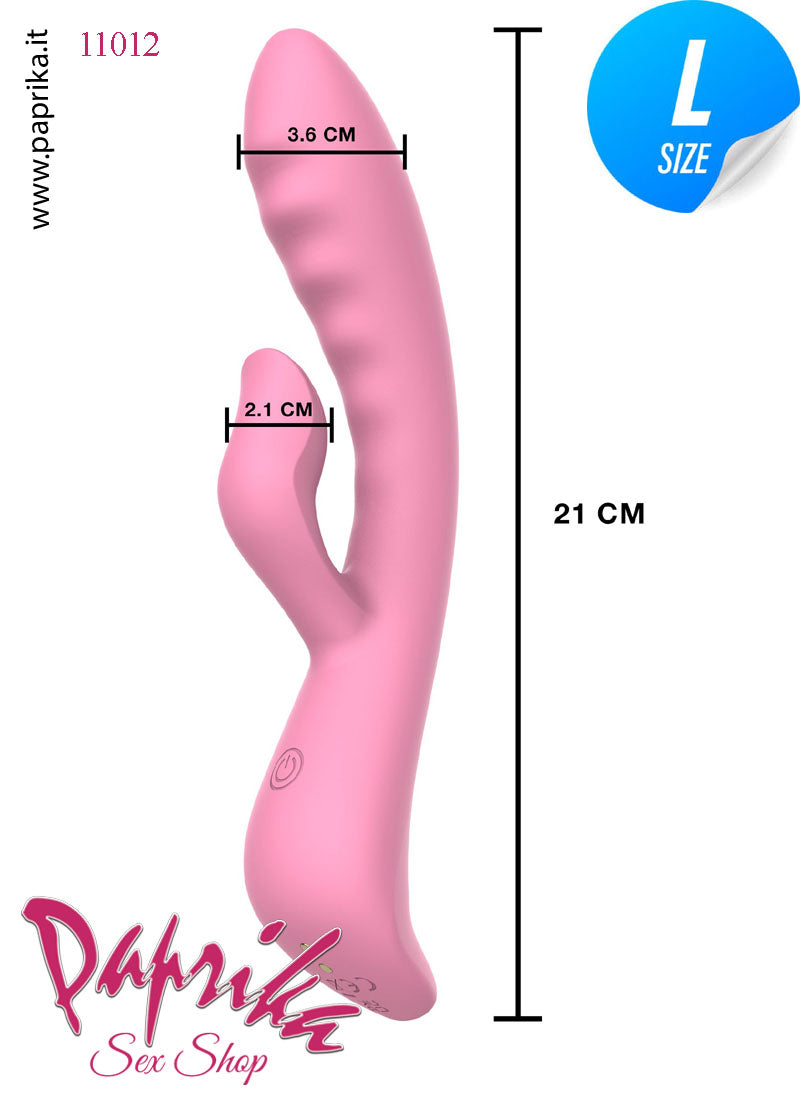 Rabbit Vibratore Clitoride Vagina 10 Velocità Ø 38 Silicone Punto G