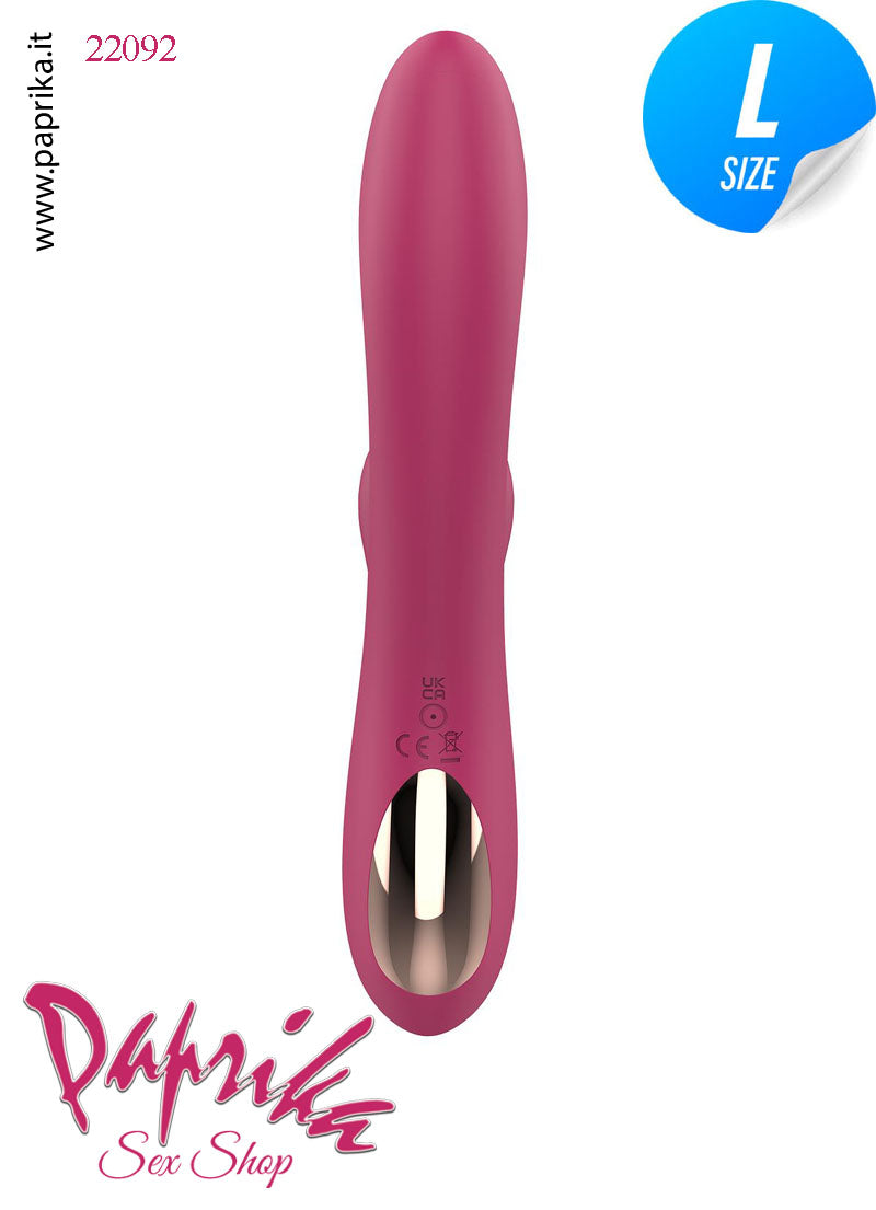 Rabbit Vibratore Vaginale Punto G Tocco Tapping Clitoride Silicone G 23 cm Ø 28