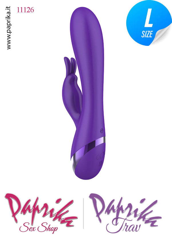 Rabbit Coniglietto Vibratore Silicone Clitoride Vagina 7 + 3 Velocità Ø 35 Punto G