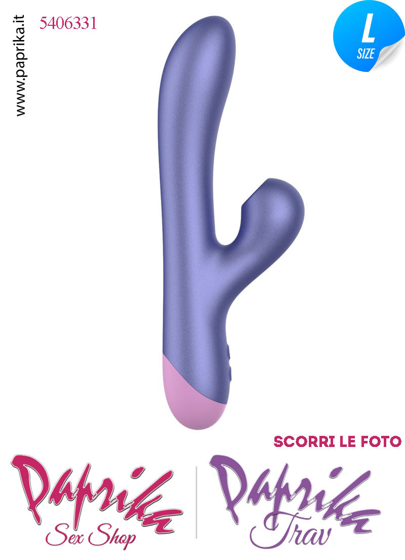 Rabbit Vibratore 10 Velocità Succhia Clitoride 5 Velocità Ø 37 Stimolazioni Separabili