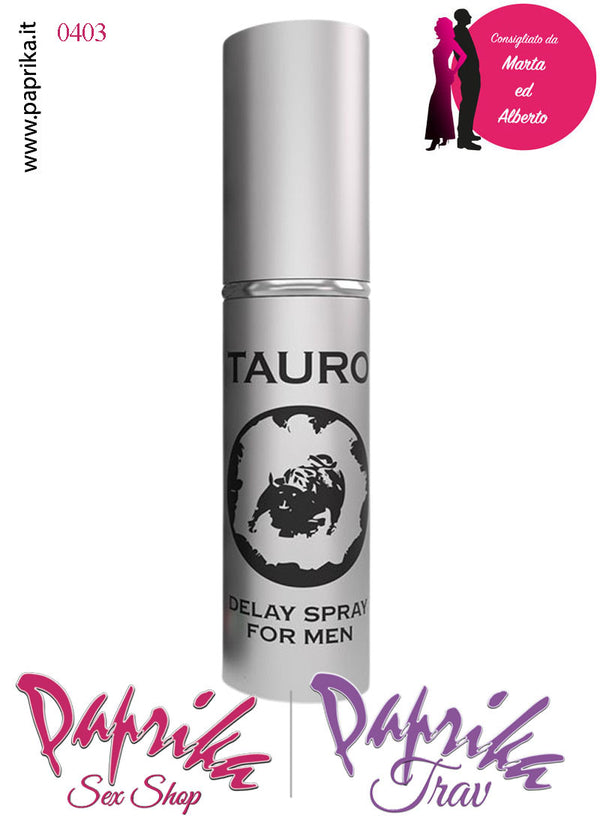 Tauro Spray Intimo Ritardante Extra Potente Per Uomo 5 ml