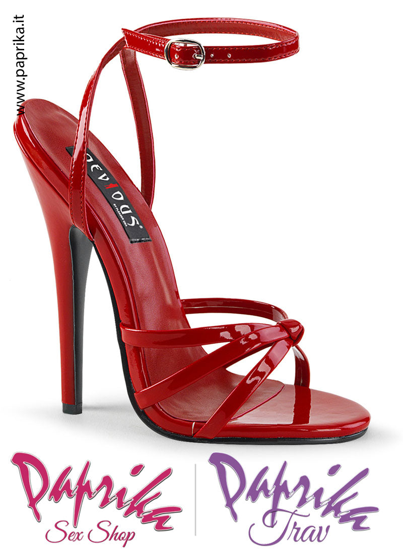 Sandali Sexy Vernice Lucida Tacco Spillo 15.2 Senza Zeppa Cinturino