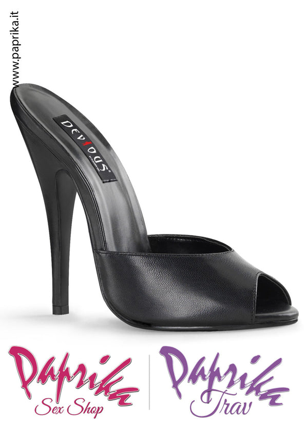 Sandali Sexy Tacco 15.2 Senza Zeppa Ecopelle Opaca Senza Cinturino