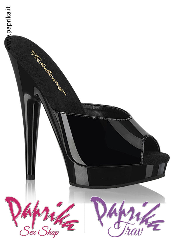 Sandali Vernice Lucida Fascetta Larga Tacco 15.2 Zeppa 2.5