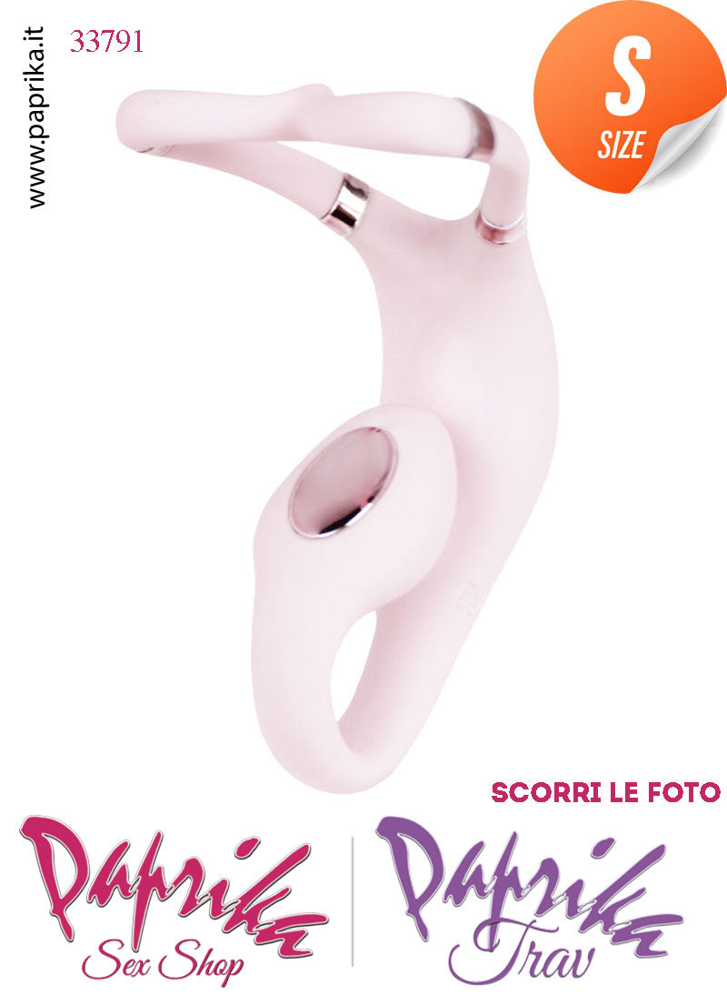 Stimolatore di Coppia Clitorideo Punto G App Control 10 Velocità Silicone Rosa