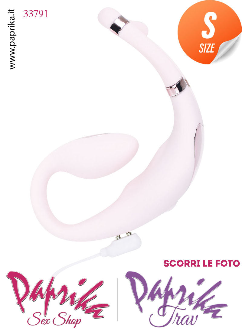 Stimolatore di Coppia Clitorideo Punto G App Control 10 Velocità Silicone Rosa