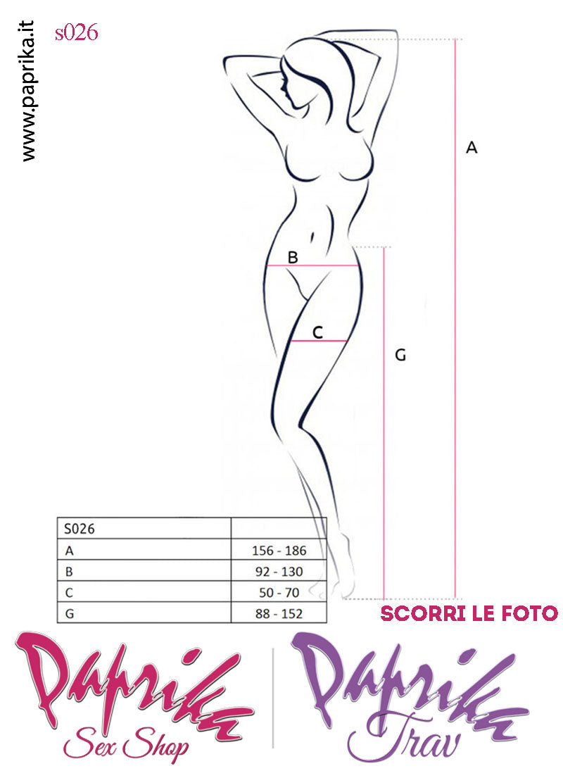 SexyCollant Aperture Grandi Rete Piccola Fascia Pizzo 4 Elastici Larghi Bianco