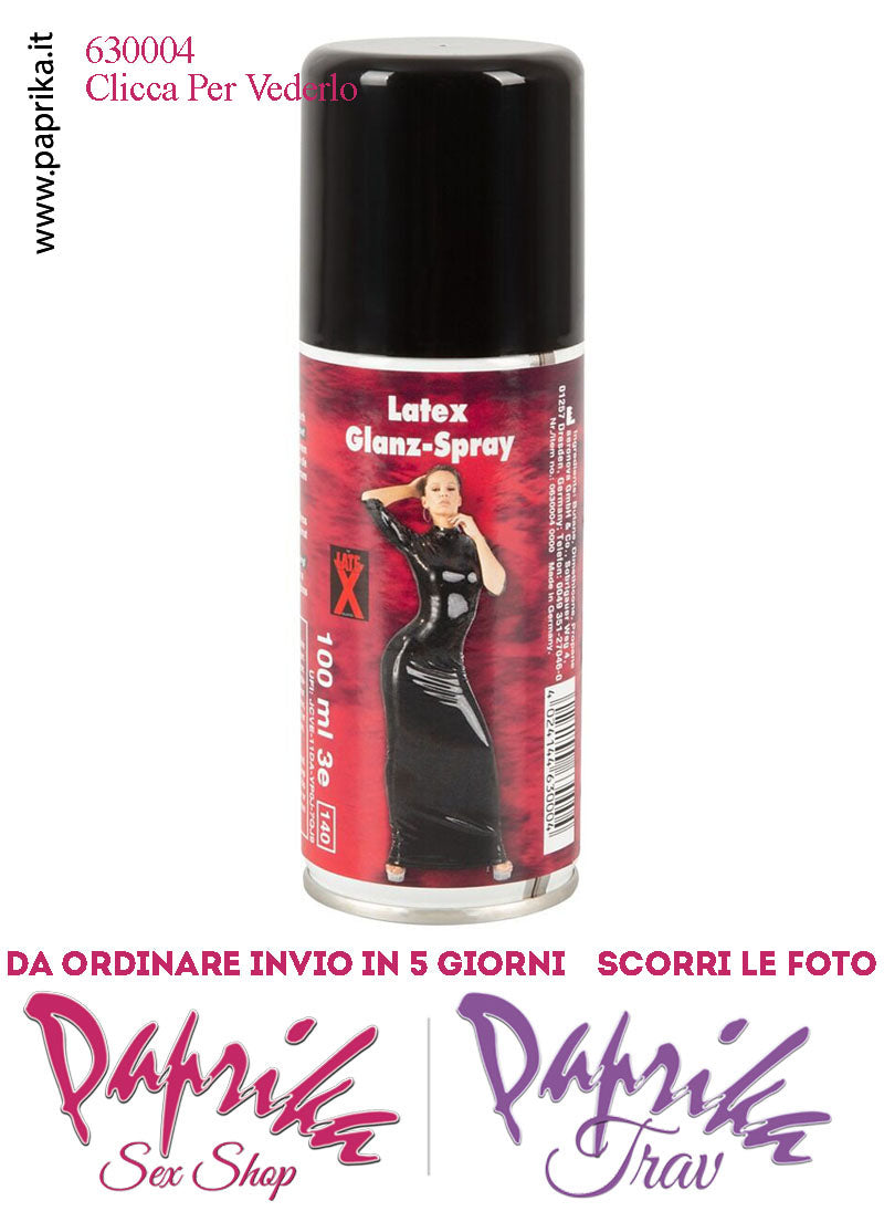 Silicone Spray Lucidatura e Cura del Latex Lattice di Gomma 100 ml