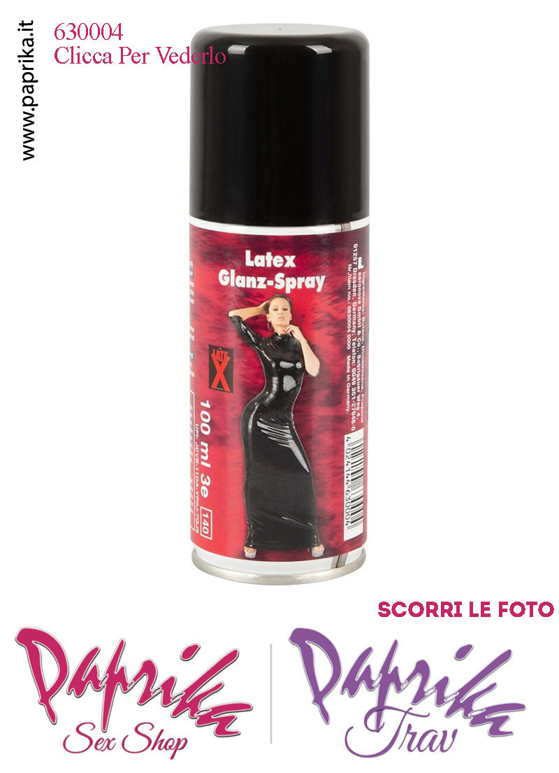 Silicone Spray Lucidatura e Cura del Latex Lattice di Gomma 100 ml