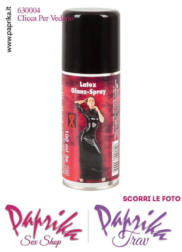 Silicone Spray Lucidatura e Cura del Latex Lattice di Gomma 100 ml