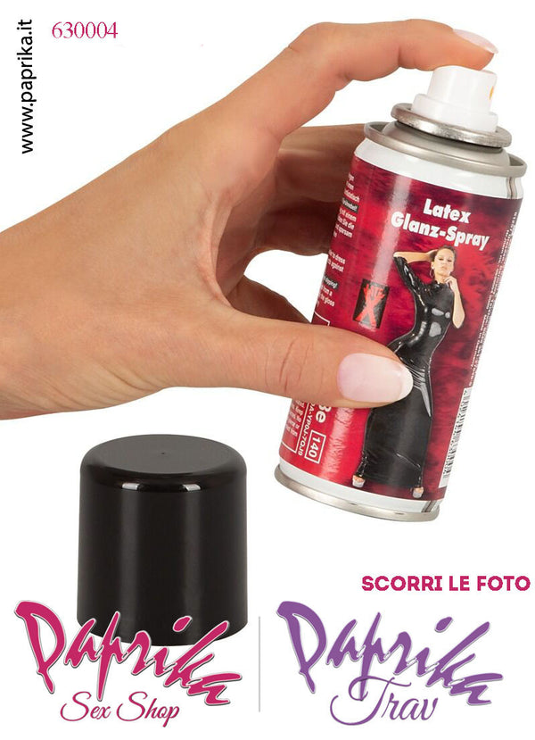 Silicone Spray Lucidatura e Cura del Latex Lattice di Gomma 100 ml
