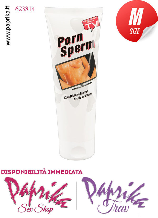Sperma Artificiale Bianco Lubrificante Base Acqua 125 ml