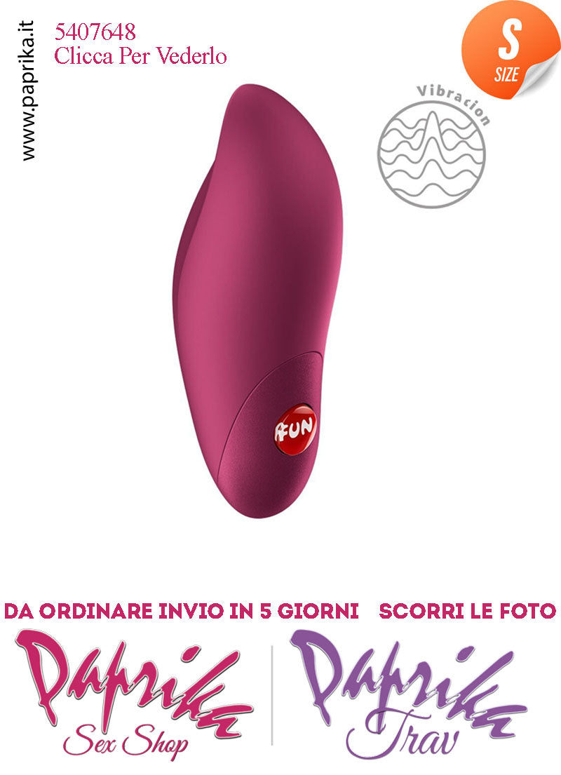 Stimolatore Clitoride Vibratore Potente 12 Velocità Silicone Rosso 9 cm Usb-C
