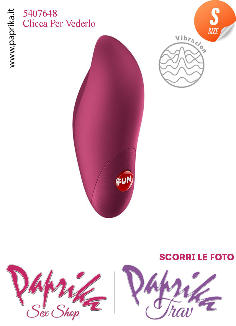 Stimolatore Clitoride Vibratore Potente 12 Velocità Silicone Rosso 9 cm Usb-C