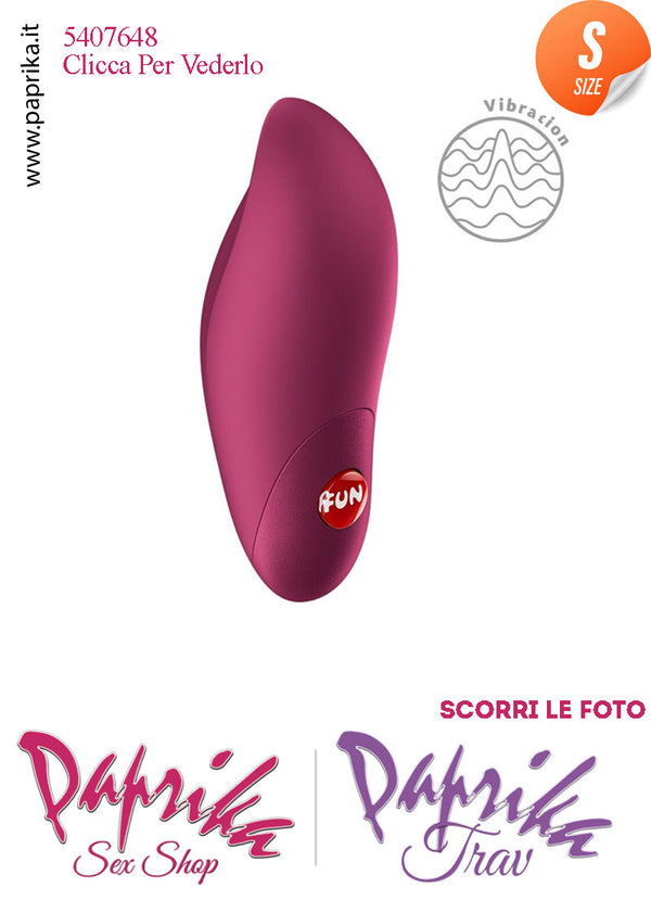 Stimolatore Clitoride Vibratore Potente 12 Velocità Silicone Rosso 9 cm Usb-C