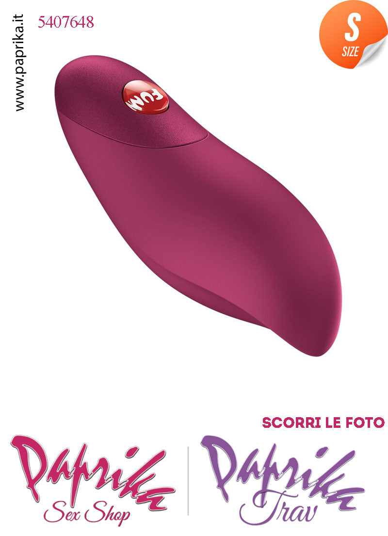Stimolatore Clitoride Vibratore Potente 12 Velocità Silicone Rosso 9 cm Usb-C