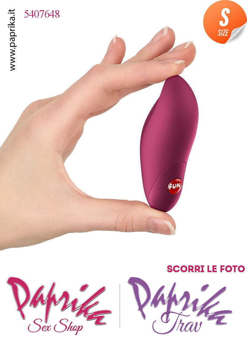 Stimolatore Clitoride Vibratore Potente 12 Velocità Silicone Rosso 9 cm Usb-C
