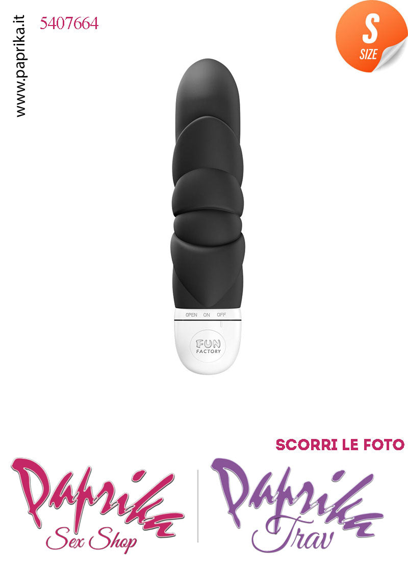 Stimolatore Clitoride Vibratore Punto G Potente Silicone Nero 12 cm Pila