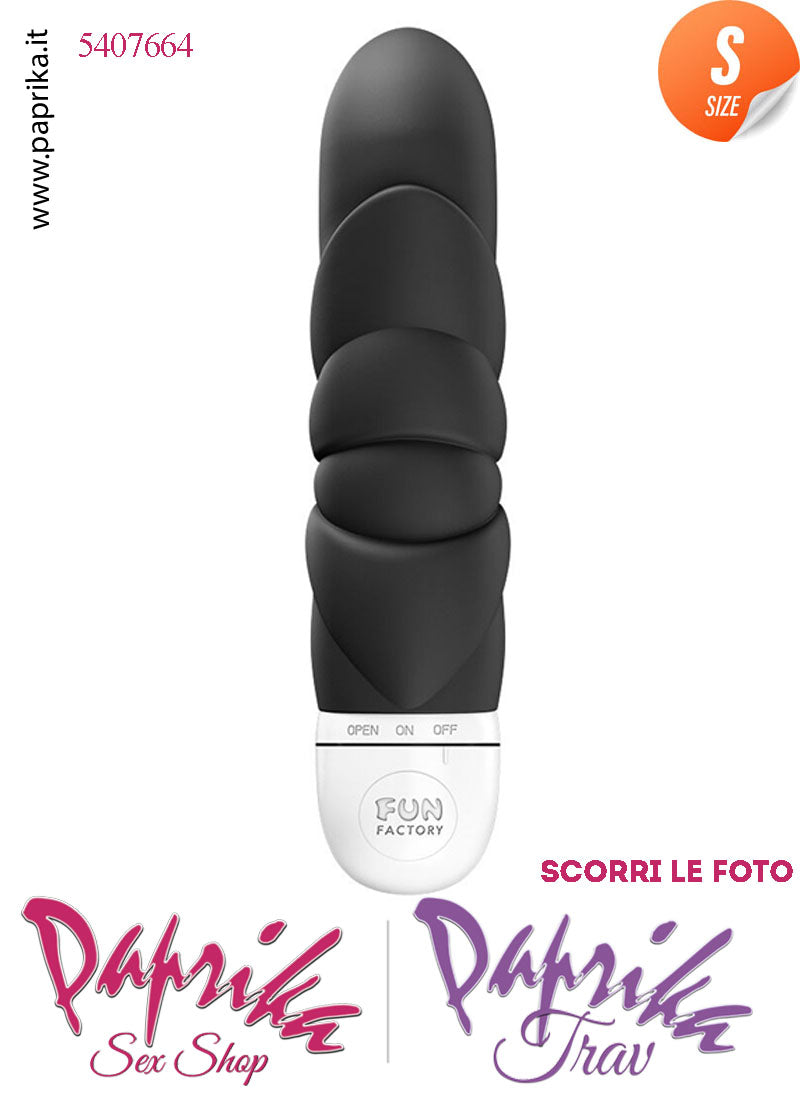 Stimolatore Clitoride Vibratore Punto G Potente Silicone Nero 12 cm Pila