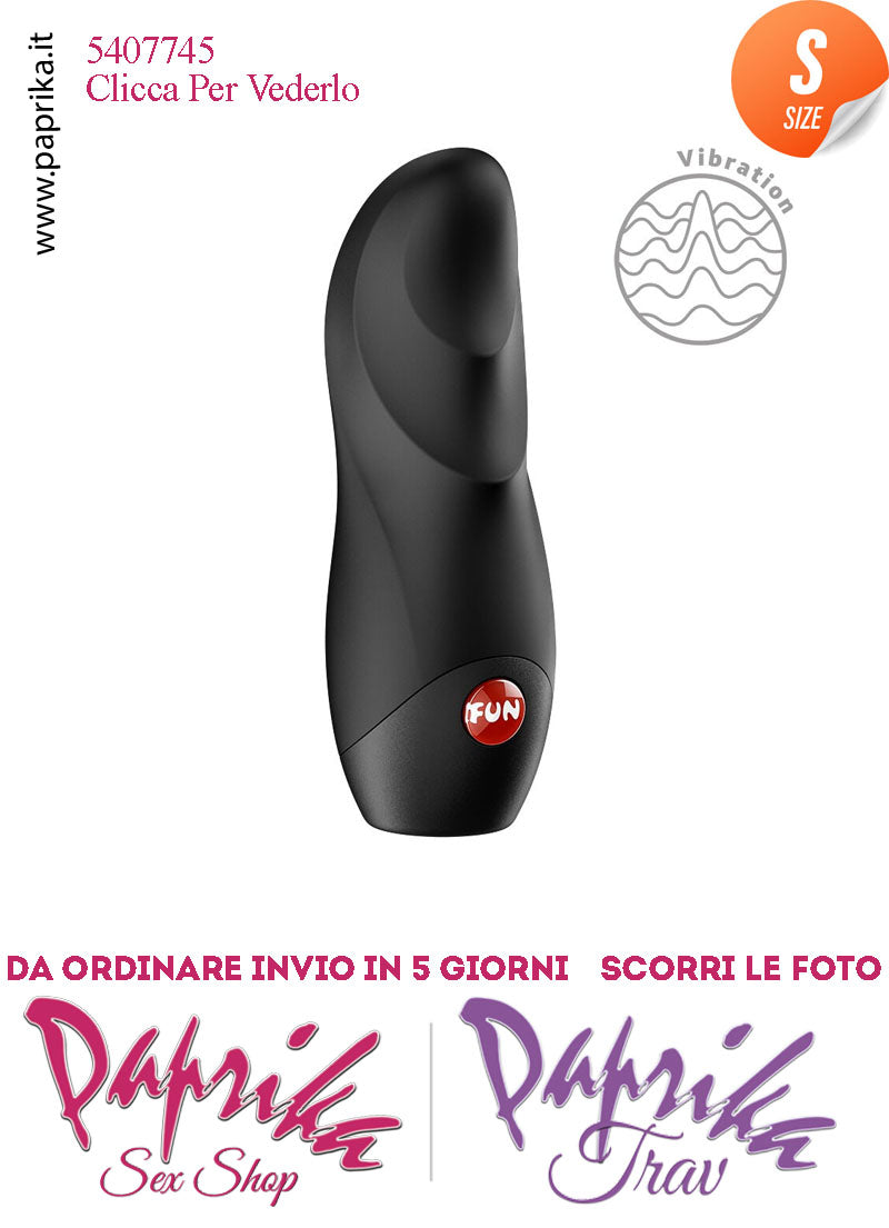 Stimolatore Clitoride Vibratore Potente 12 Velocità Silicone Nero 10 cm Pila