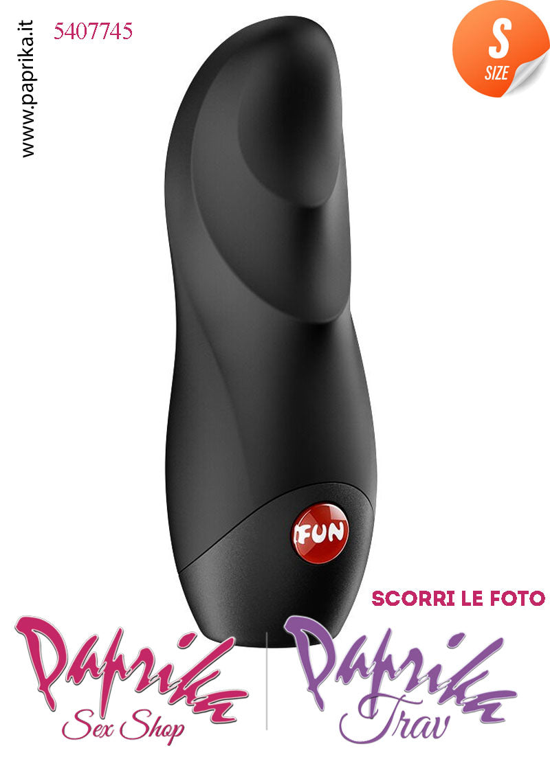 Stimolatore Clitoride Vibratore Potente 12 Velocità Silicone Nero 10 cm Pila