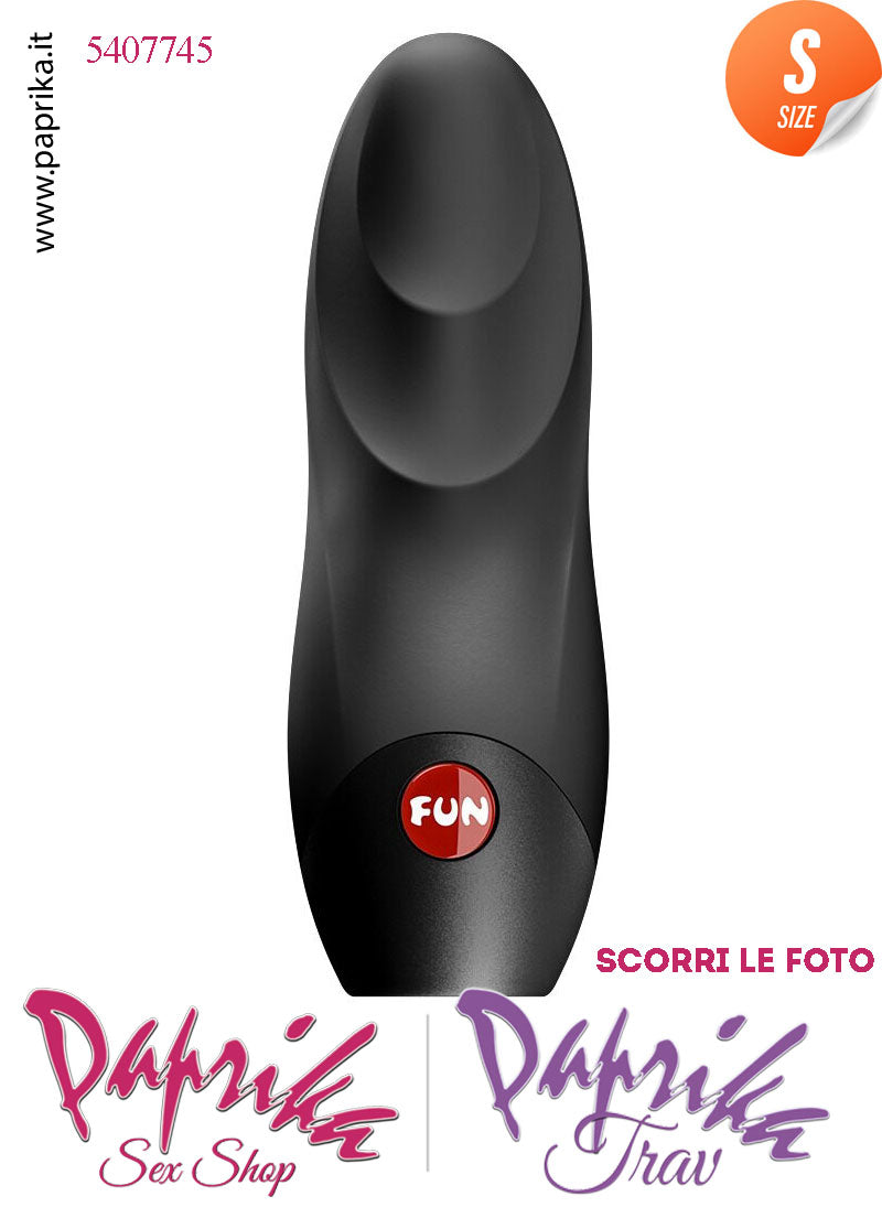 Stimolatore Clitoride Vibratore Potente 12 Velocità Silicone Nero 10 cm Pila