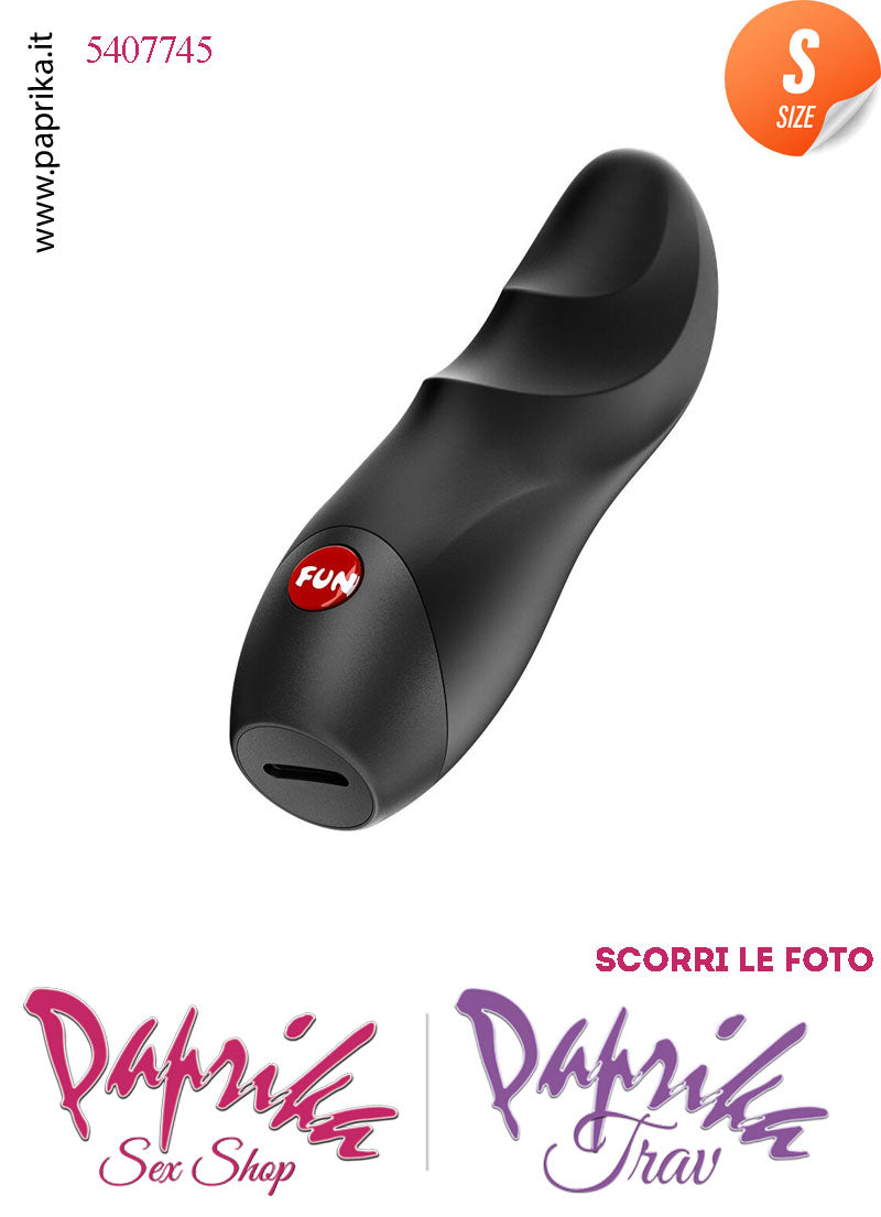 Stimolatore Clitoride Vibratore Potente 12 Velocità Silicone Nero 10 cm Pila